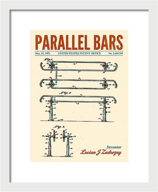 Parallel Bars Retro Patent Us2690789a