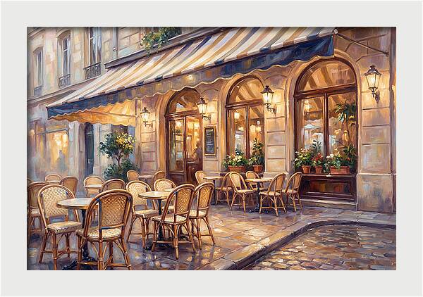 Parisian Caf Charm