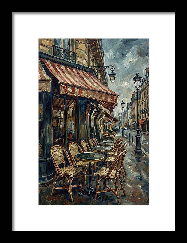 Parisian Caf Scene