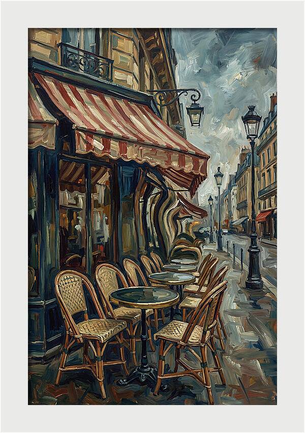 Parisian Caf Scene