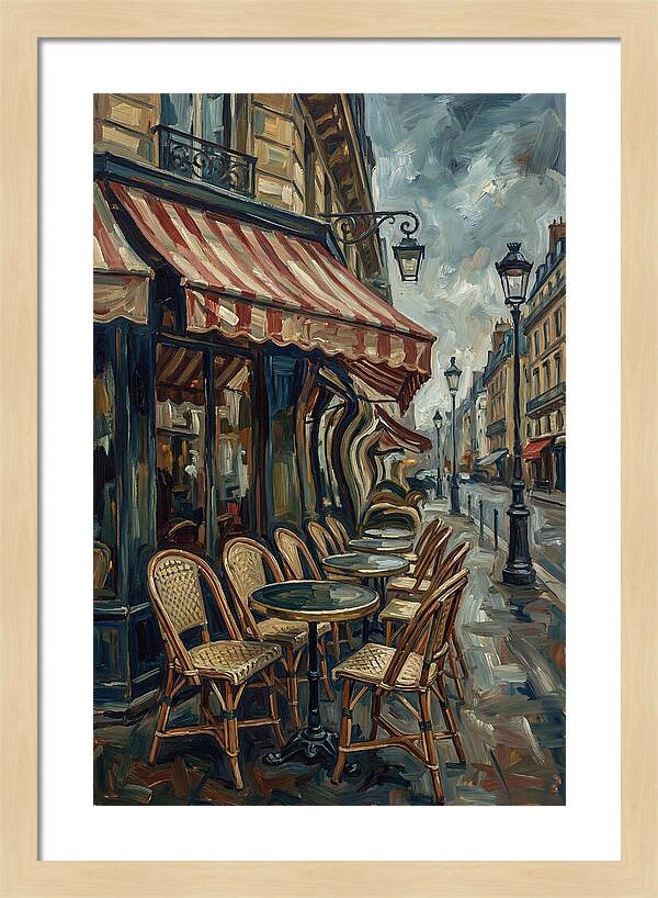 Parisian Caf Scene