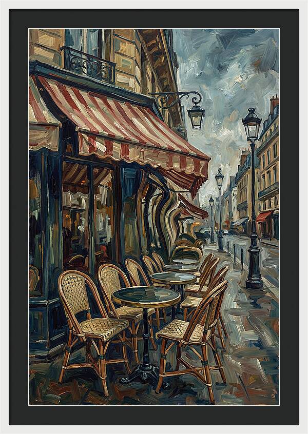 Parisian Caf Scene