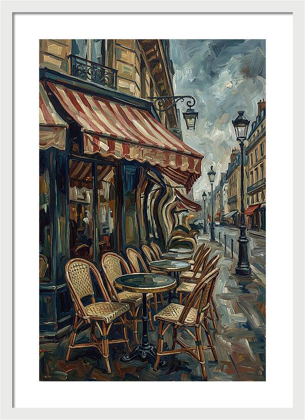Parisian Caf Scene