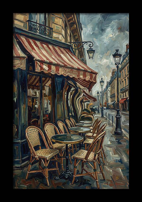 Parisian Caf Scene