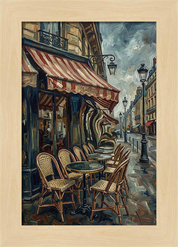 Parisian Caf Scene