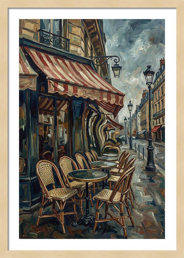 Parisian Caf Scene