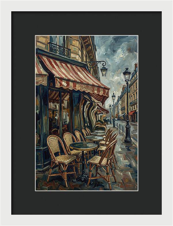 Parisian Caf Scene