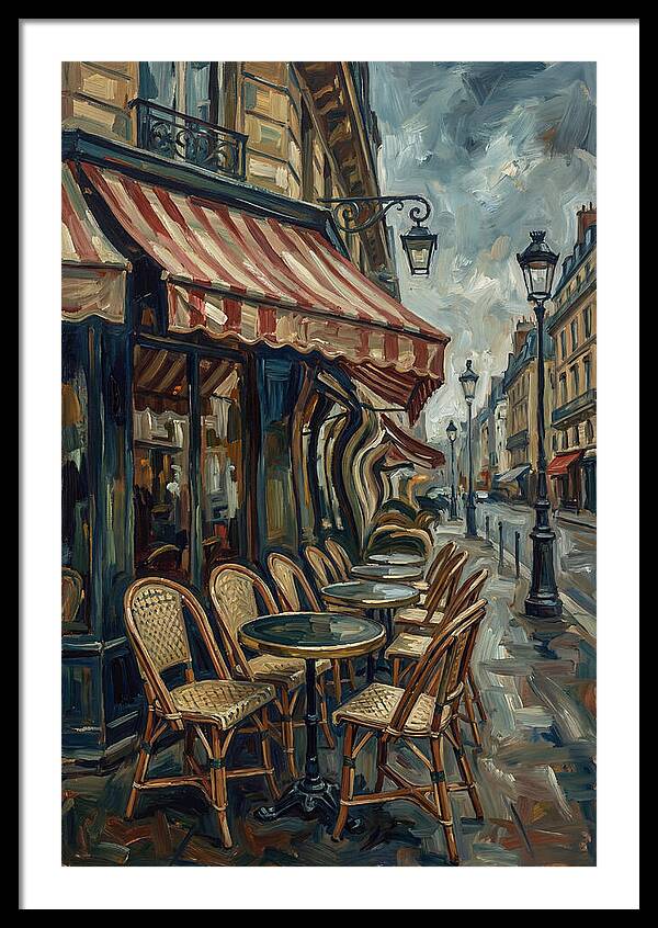 Parisian Caf Scene