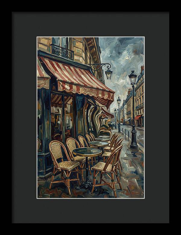 Parisian Caf Scene