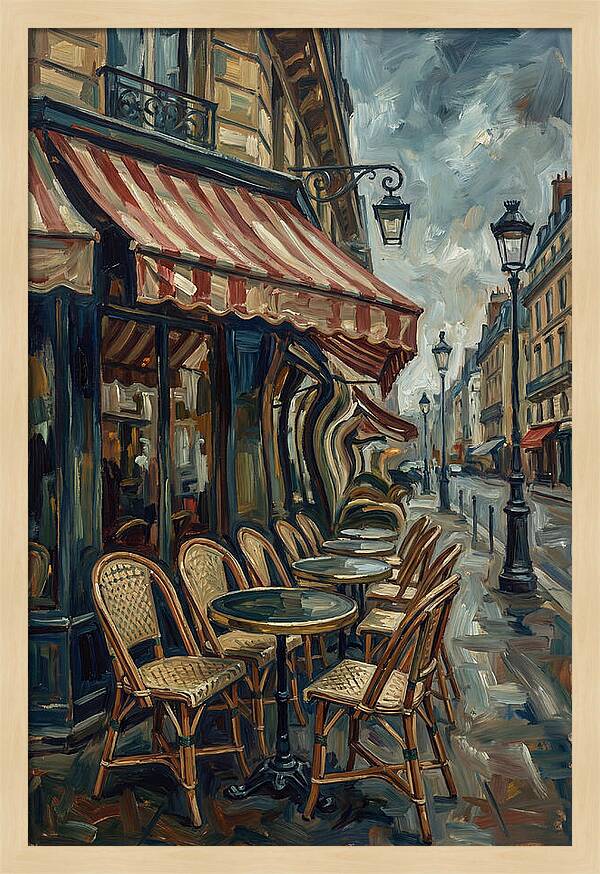 Parisian Caf Scene