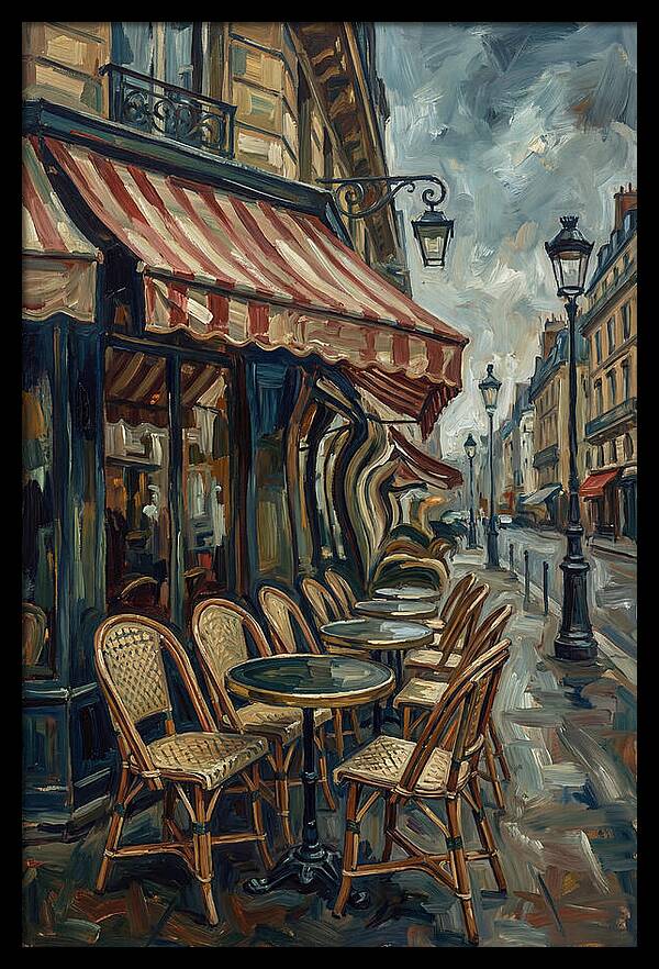 Parisian Caf Scene