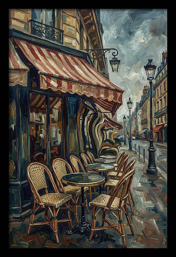 Parisian Caf Scene