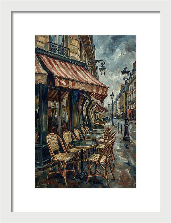 Parisian Caf Scene