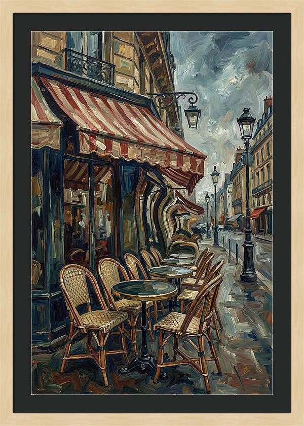 Parisian Caf Scene