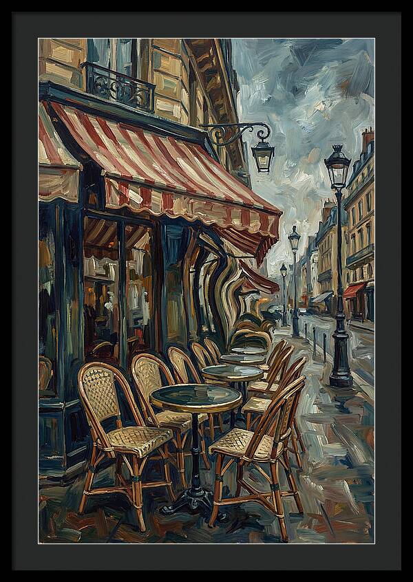 Parisian Caf Scene