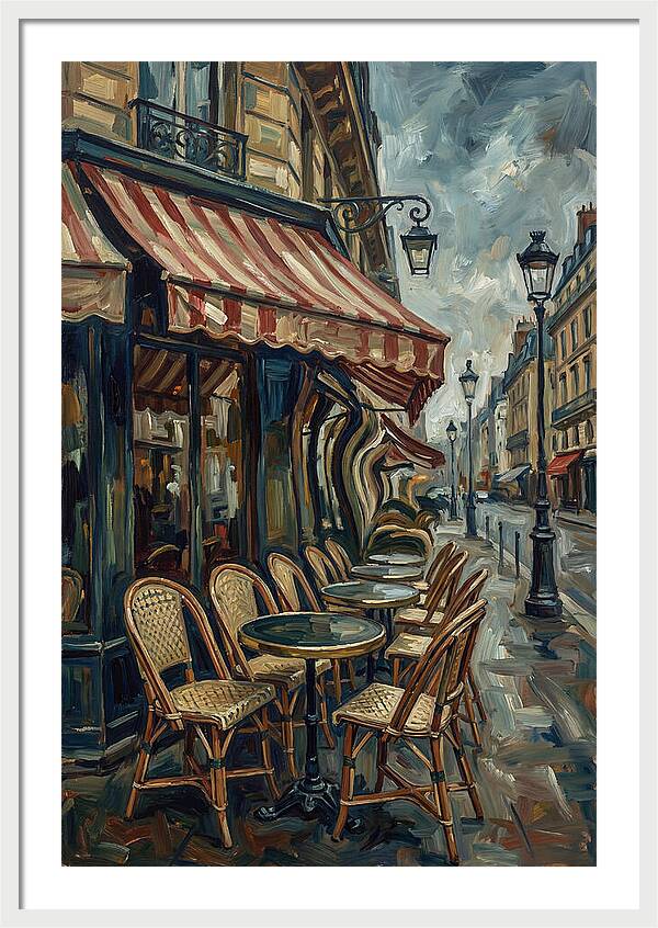 Parisian Caf Scene