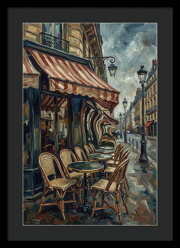 Parisian Caf Scene