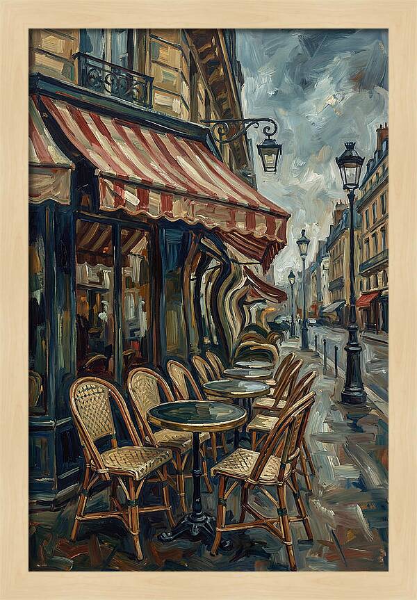 Parisian Caf Scene