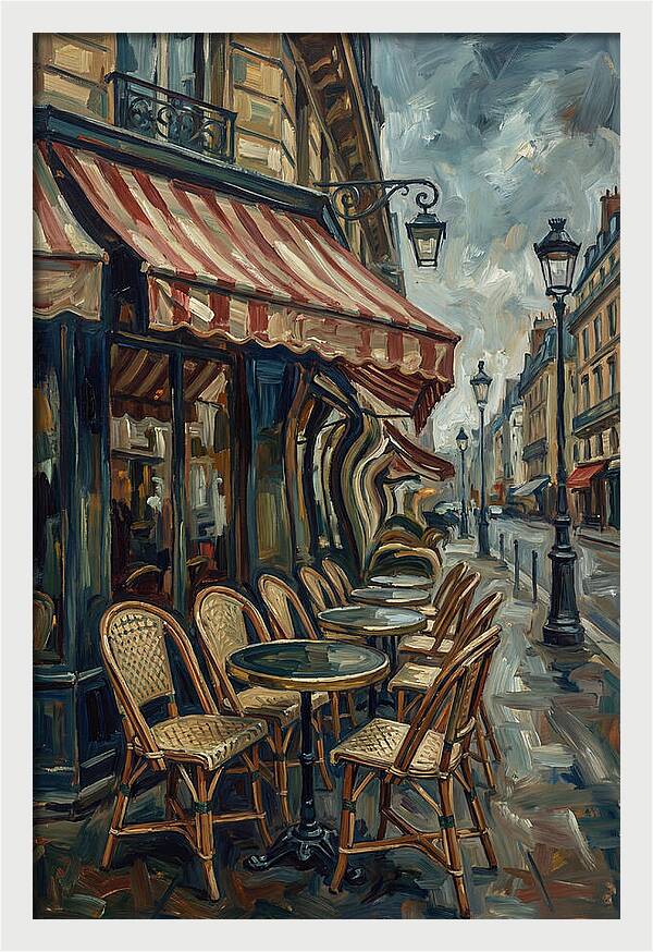 Parisian Caf Scene