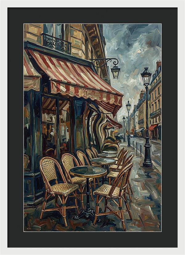 Parisian Caf Scene