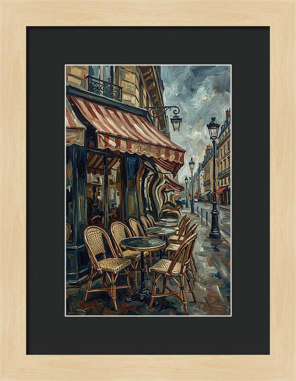 Parisian Caf Scene