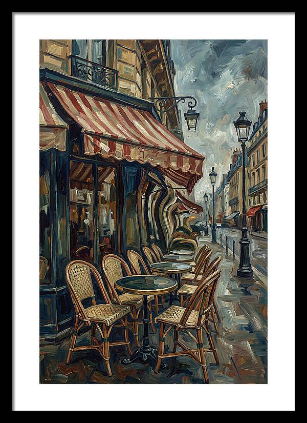Parisian Caf Scene