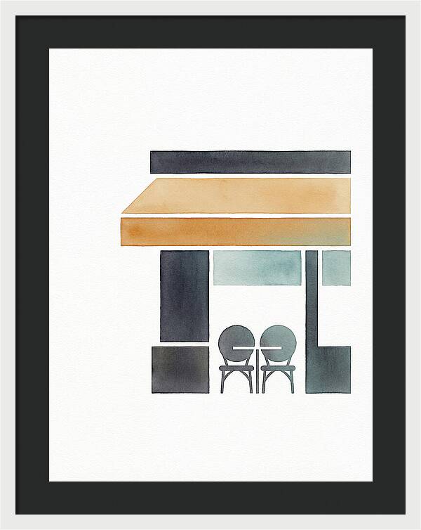 Parisian Caf Serenity