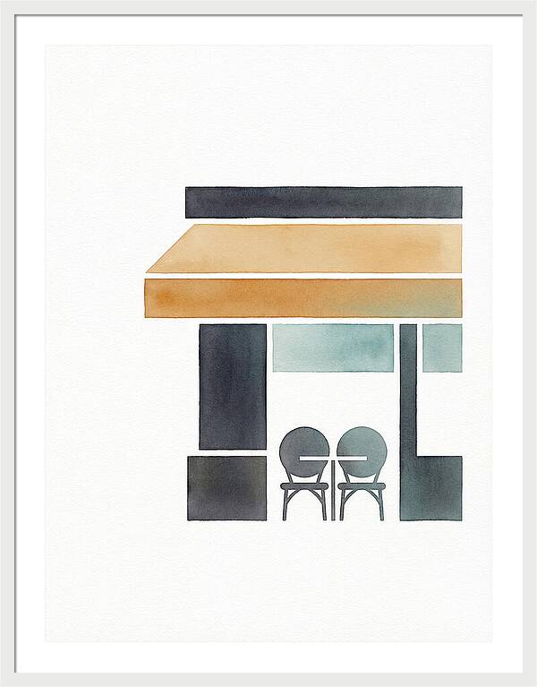 Parisian Caf Serenity