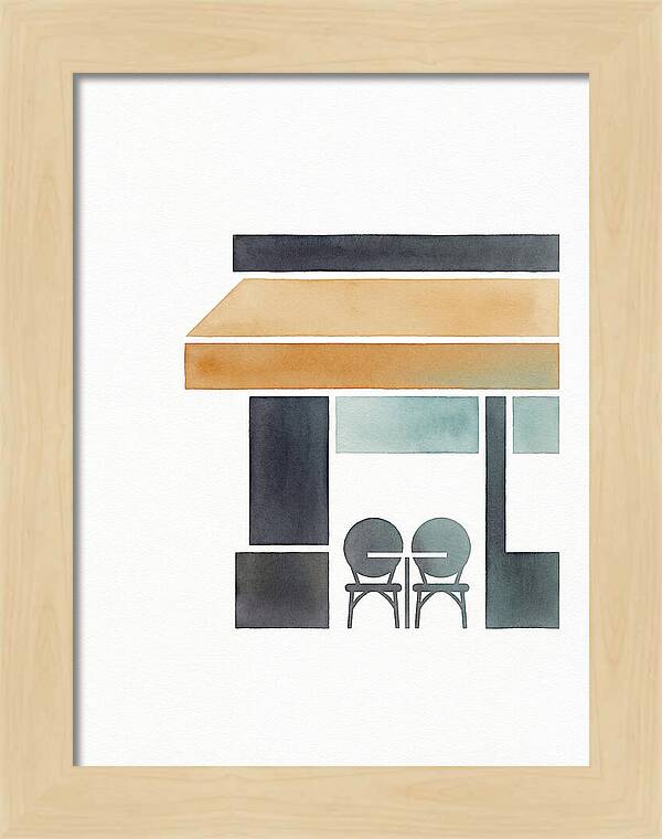 Parisian Caf Serenity