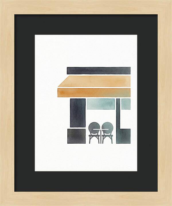 Parisian Caf Serenity