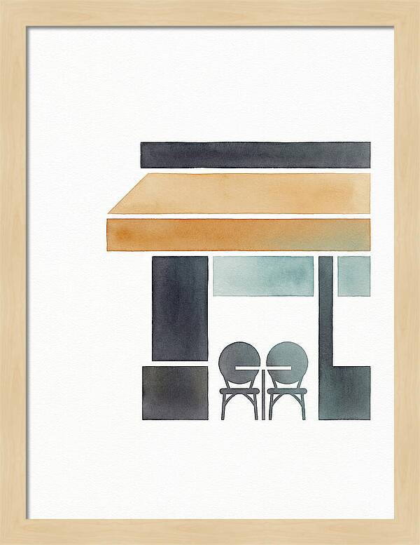 Parisian Caf Serenity