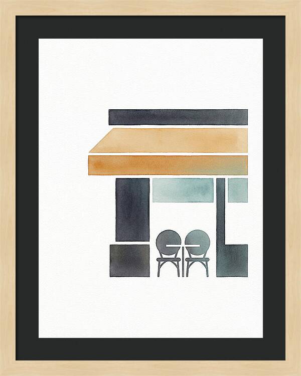Parisian Caf Serenity
