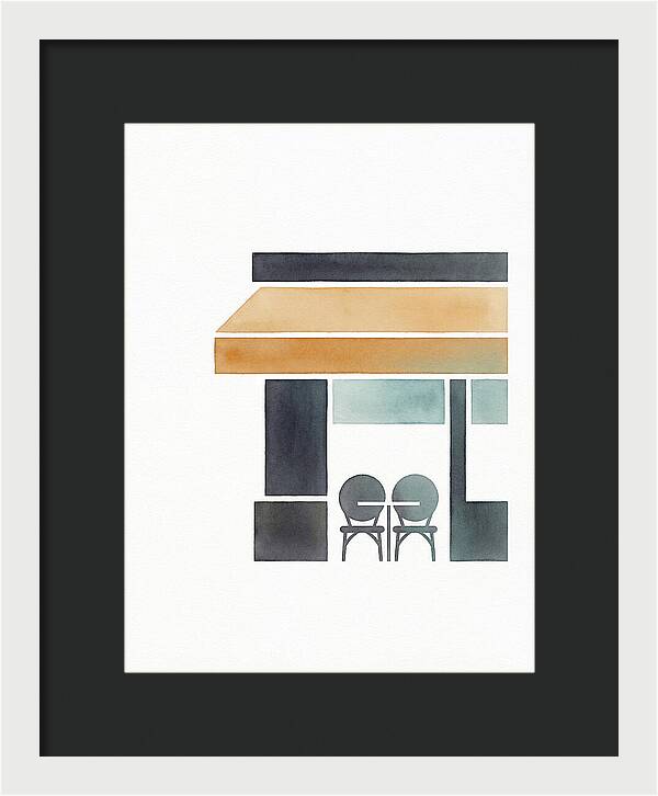 Parisian Caf Serenity