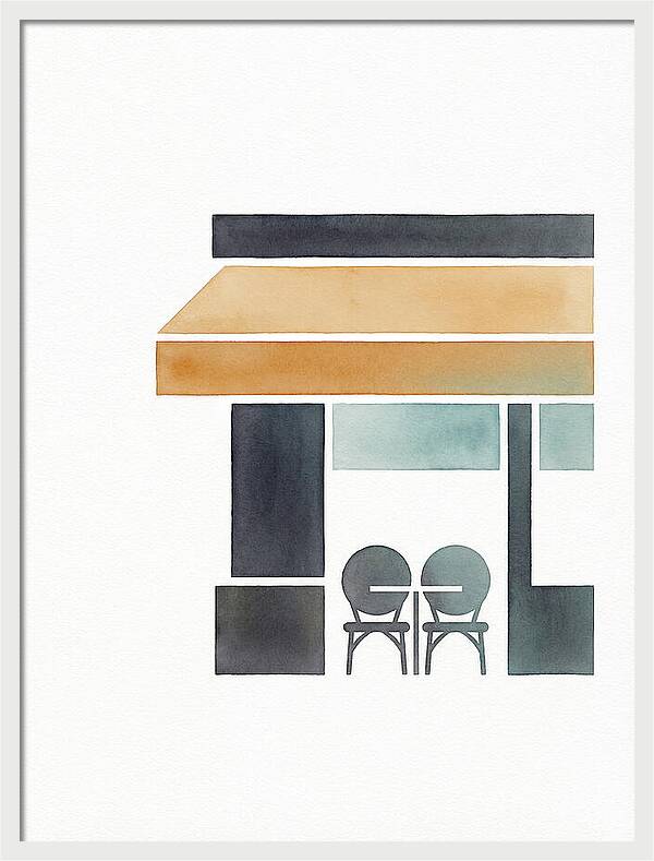 Parisian Caf Serenity