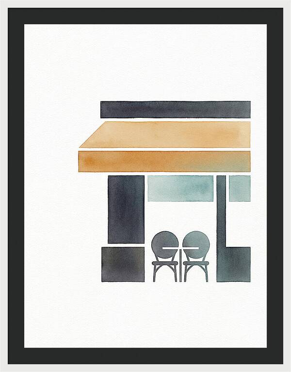Parisian Caf Serenity