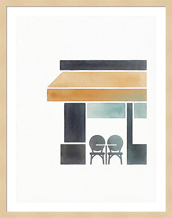 Parisian Caf Serenity