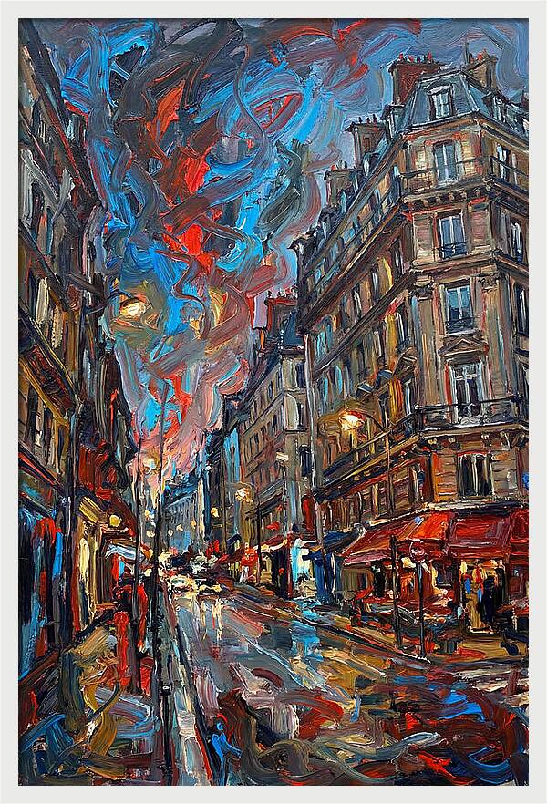 Parisian Evening Reflections