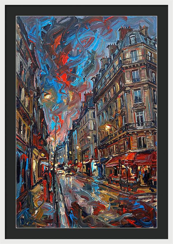 Parisian Evening Reflections