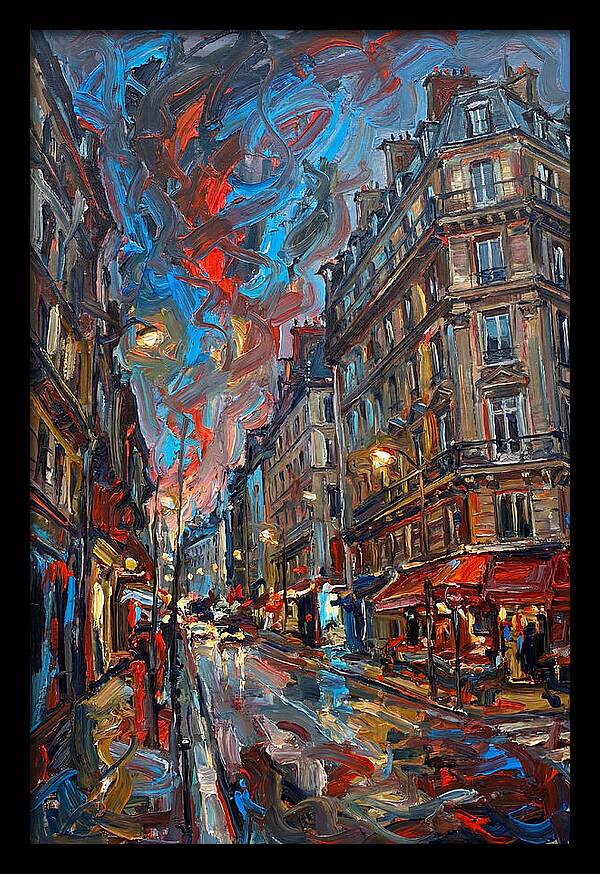 Parisian Evening Reflections