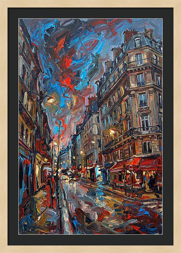 Parisian Evening Reflections