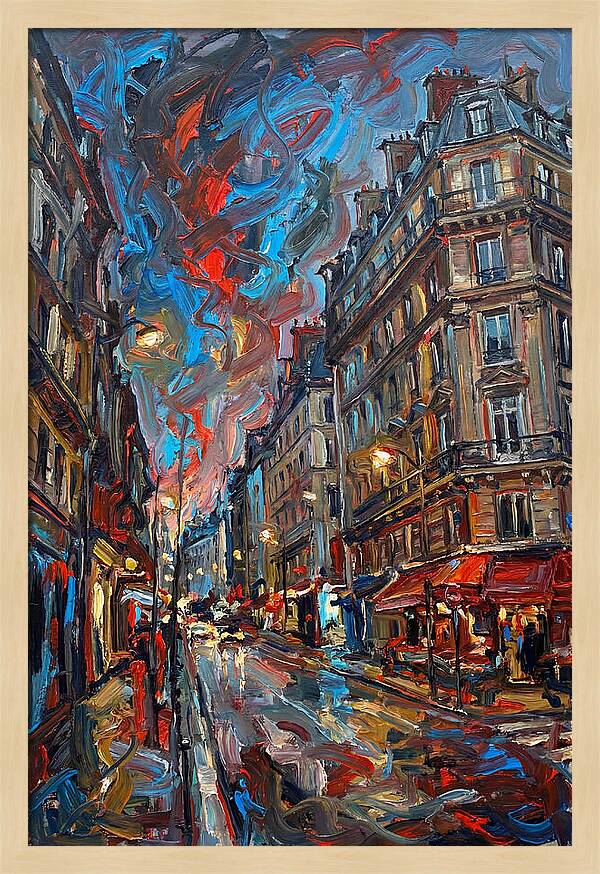 Parisian Evening Reflections