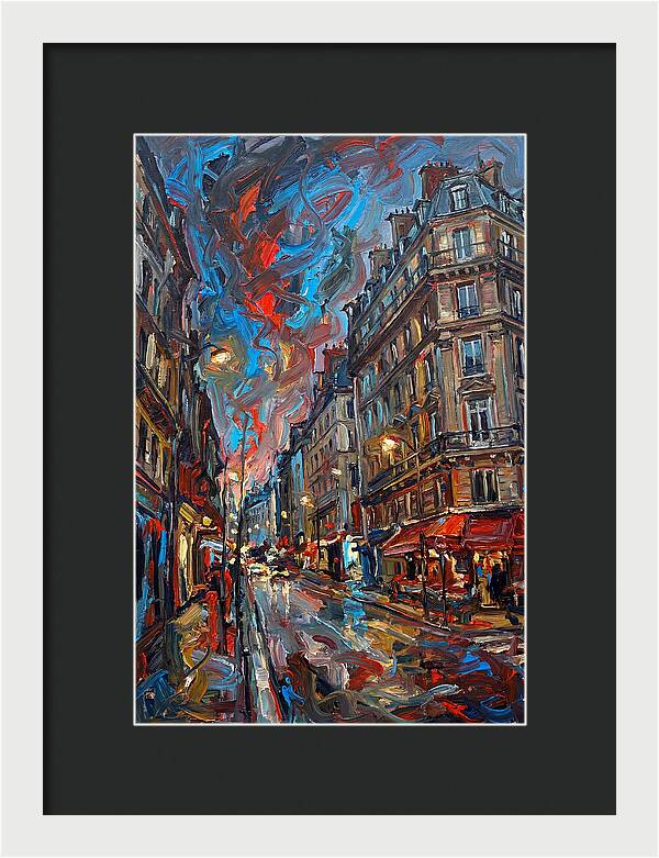 Parisian Evening Reflections