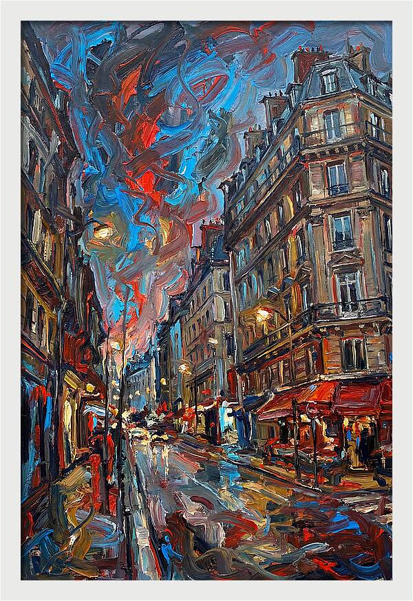 Parisian Evening Reflections