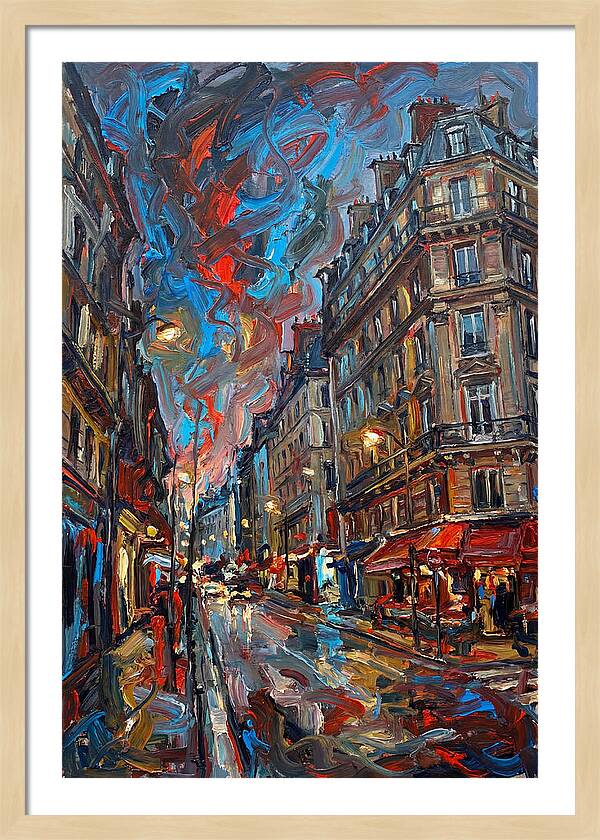 Parisian Evening Reflections
