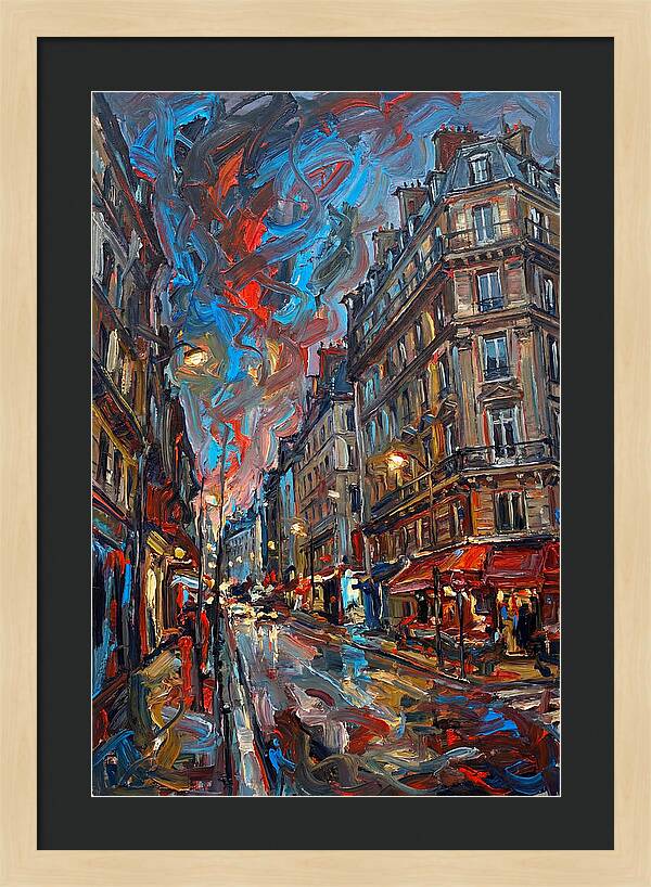 Parisian Evening Reflections