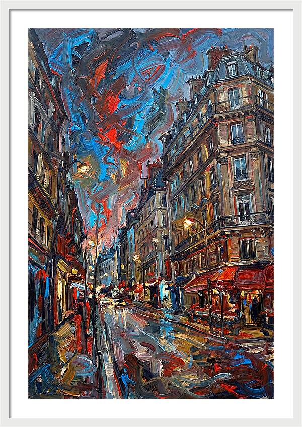 Parisian Evening Reflections