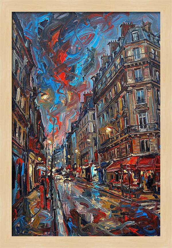 Parisian Evening Reflections