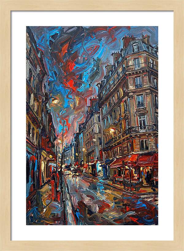 Parisian Evening Reflections