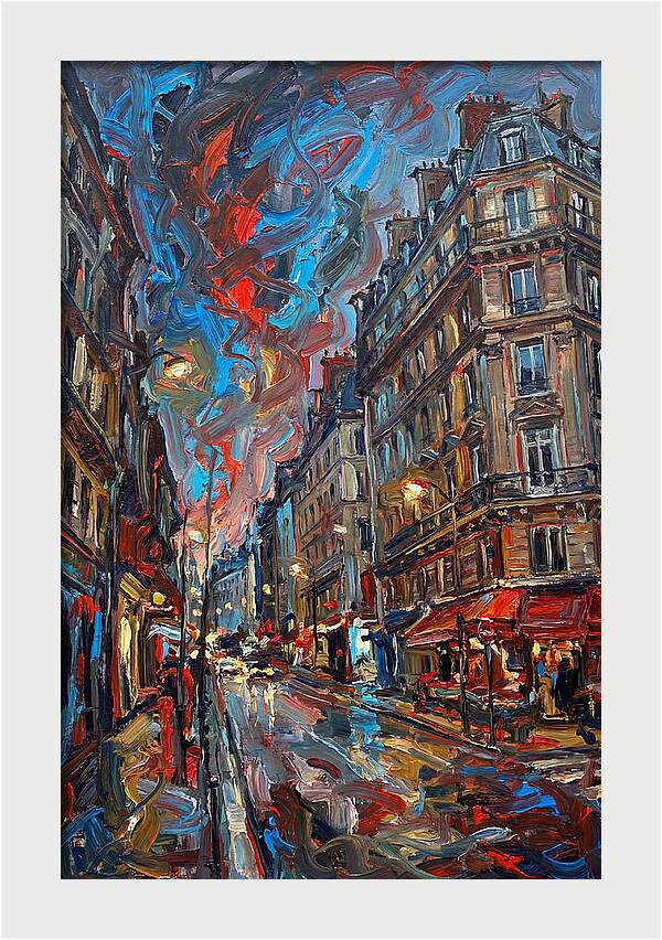 Parisian Evening Reflections