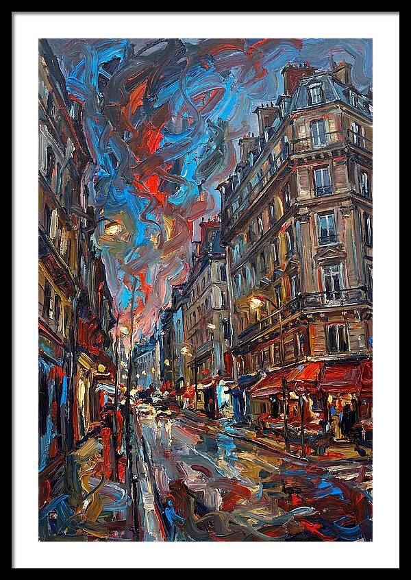 Parisian Evening Reflections